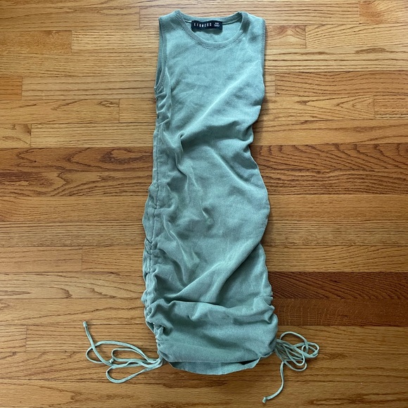 Lionness Military Minds Mini Dress in Sage size XXS - Picture 1 of 2